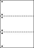 Ａ４両面グロス３面 穴－図
