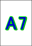 A7サイズの図