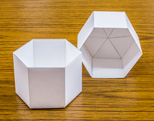 A4コピー用紙で作る六角形の小物入れ