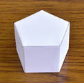 A4コピー用紙で作る五角柱