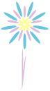 花火（青）
