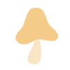 きのこ（オレンジ）