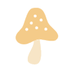 きのこ（オレンジ斑点）