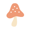 きのこ（赤斑点）