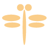 とんぼ（オレンジ）
