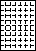 A4白紙 縦10面×横7面=70面-図