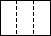 A3白紙３面　ミシン目用紙－図