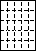 A4白紙 縦5面×横5面=25面-図