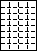A4白紙 縦8面×横4面=32面 ミシン目用紙-図