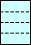 Ａ４カラーペーパー横長４面－図