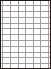 余白付き A4白紙　縦10面×横6面=60面　ミシン目用紙－図
