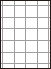 余白付き A4白紙　縦5面×横4面=20面　ミシン目用紙－図