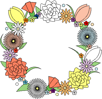 花輪－イラスト