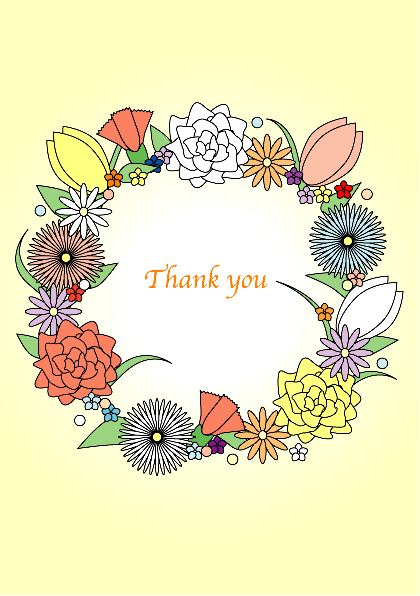 応用発展：Thank you